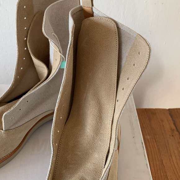 MM6 Maison Martin Margiela Suede Canvas Lace up Boots - NO LACES - size 39.5 - Picture 4 of 10